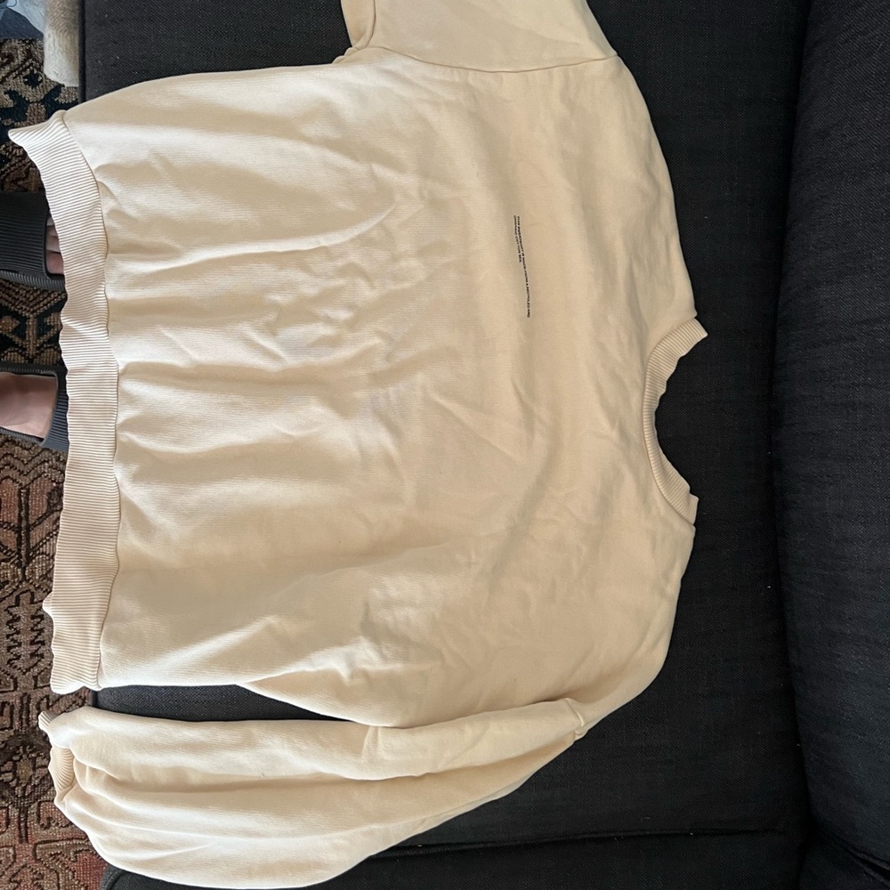 Pangaia Lightweight Recycled Cotton Sweatshirt - Sand